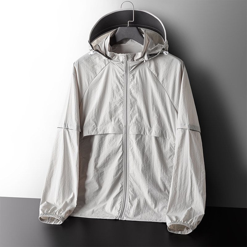 Outdoor Mountain Light UPF50 Detachable Brim Sun Protection Clothing Men Summer Fishing Outwear Export Wind Shield