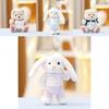 Plush Bear Toy Cute Cartoon Animal Keychain With Soft Pp Cotton For Girls Gift And Bag Decoration