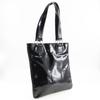 LOEWE anagram Tote Bag black enamel Women Used