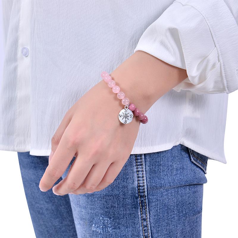 JYL TS Bracelet Graduation Compass  Beaded Guides Direction & Bright Future