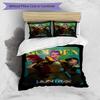 Set copripiumino 3 pezzi (1*Copripiumino + 2*Federe, Senza Nucleo),Set Biancheria da Letto con Stampa KPop Demon Hunters, Decorazione Camera da Letto, Stagione Unica, Regalo di Compleanno