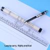 30cm Multifunctional Parallel Rolling Ruler for Drafting and Design
