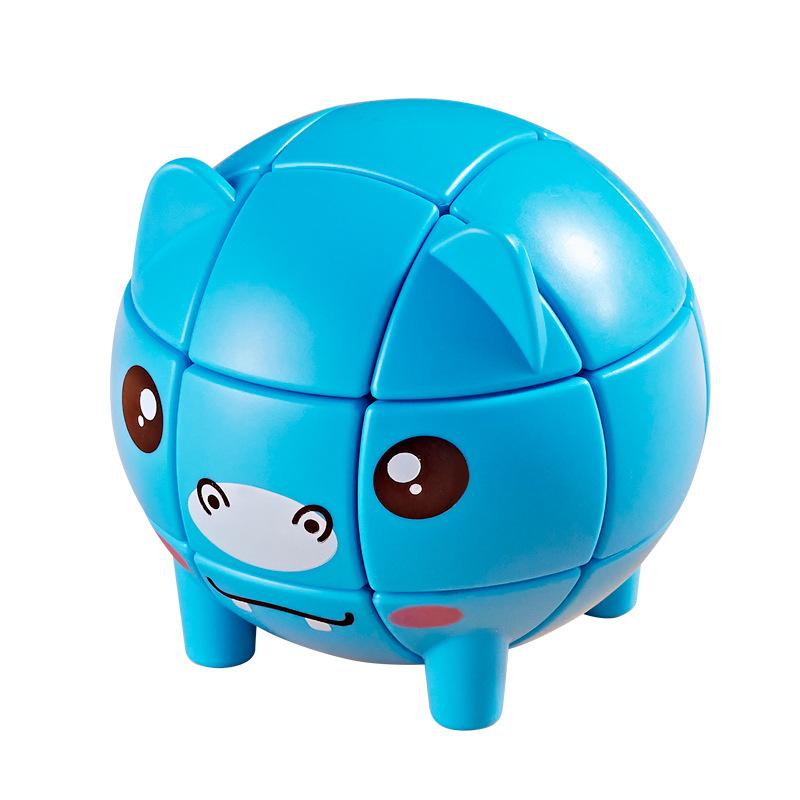 Children's Educational Magic Cube  Cartoon Animal Third Order Competition Magic Cube Creative Early Learning Toys Kids Gifts