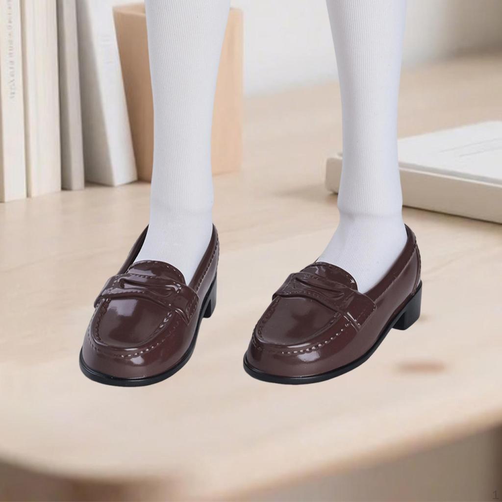 1/4 BJD Doll Shoes Clothing Accessory Stylish Casual Flat Footwear for Pretend Girls Action Figures,