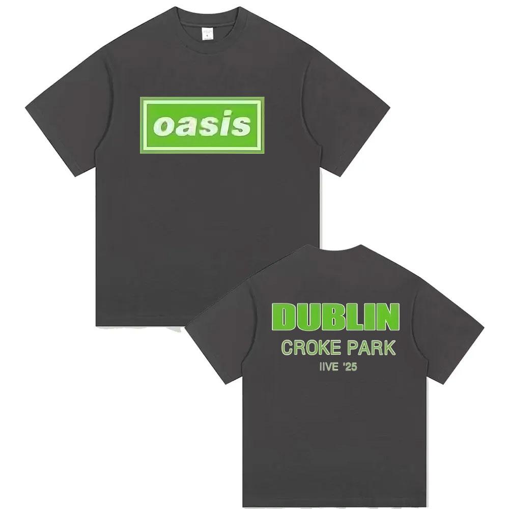 

Rock Band O-Oasis Live 2025 Merch T Shirt Men s Women Hip Hop Fashion Short Sleeve T-shirts Vintage High Quality Cotton T-shirt 4XL