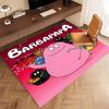 1pc Barbapapa Print Area Rug - Soft, Washable Non-Slip Indoor Mat, Living Room, Home Office Decorative Rug,Office Decorative