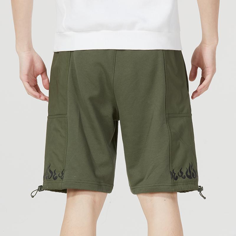 Puma Ss23 Tribute To Chinese Culture Flame Print Fitness Training Sports Casual Shorts Men Shorts Army-Green 621924-73