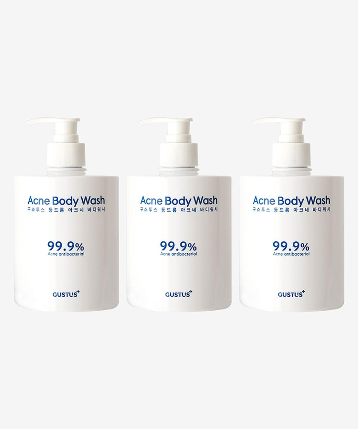 Back Acne Body Wash 500ml 3 Pieces