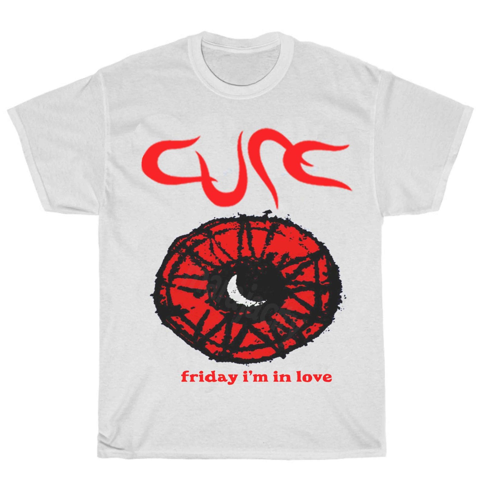The Cure T-Shirt Goth Rock Friday I m in Love L