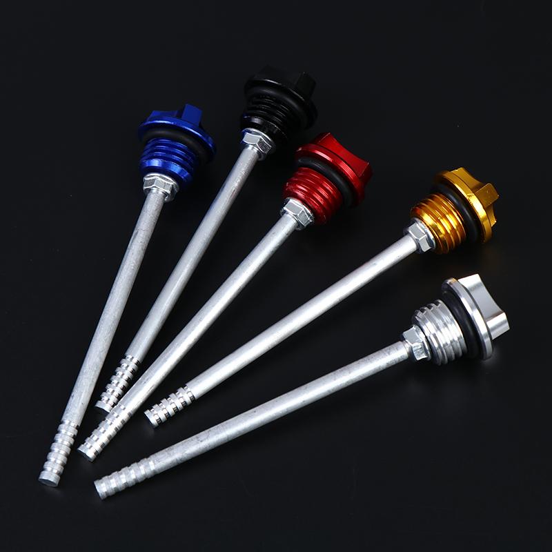 Motorcycle Engine Oil Dipstick Cap Plug Oil Level Dipstick Cnc Aluminum Engine Level Indicator Motorcycle Accessories