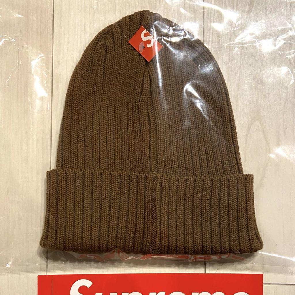 [USED] Supreme Overdyed Beanie in Brown