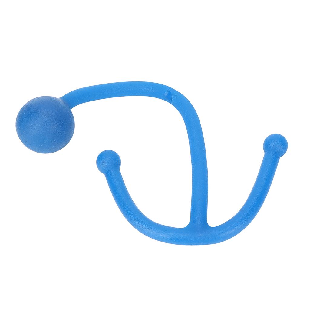 Übungsbänder Blau Starke Zugkraft SEBS-Material Weicher Griff Yoga-Band mit Ball Trainingsgerät für Zuhause