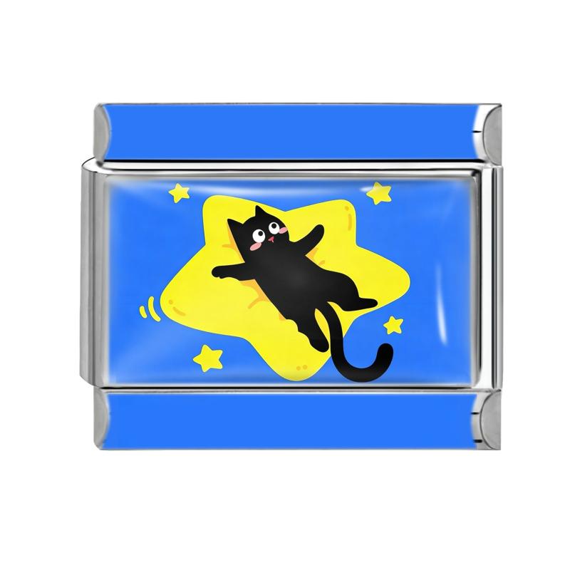 2026 New Trendy Funny Cat Rabbit Dog Dolphin Italian Charm Links Fit 9mm Stainless Steel Bracelet Women Men DIY Making Jewelry