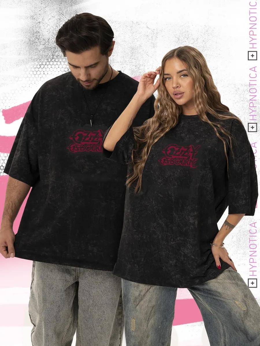 

Oversized poster sun flowers love T‑shirt S