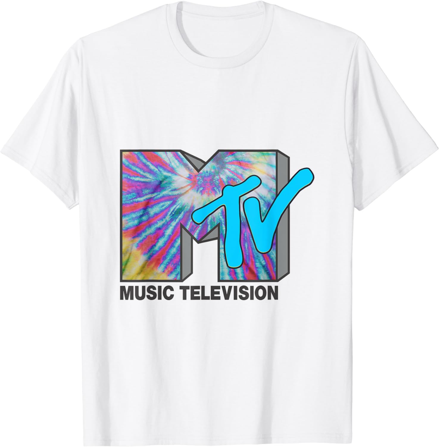 Tie Dye MTV Classic Logo T Shirts TShirt S
