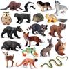 North American Forest Wildlife Model: Deer & Squirrel Cake Ornament