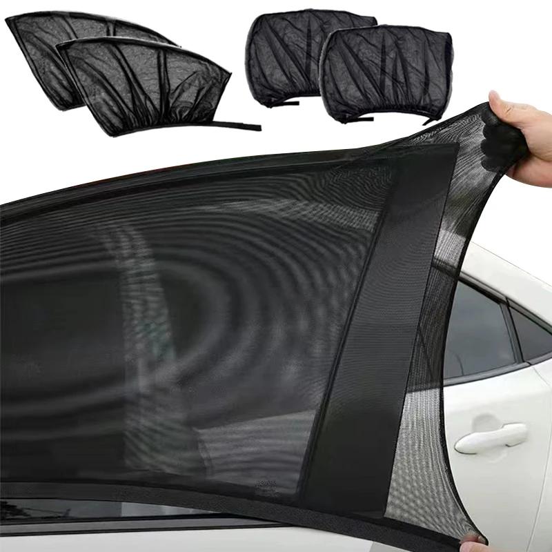 2PCS Sedan/SUV Car Sun Shade Styling Accessories Auto UV Protect Curtain Side Window Sunshade Mesh Sun Visor Protection Films
