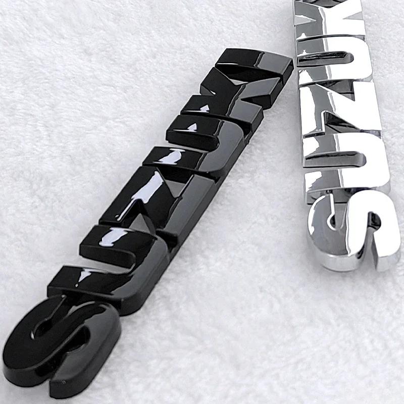 Plastic for Suzuki Badge Swift Jimny Grand Vitara Alto SX4 Alivio Samurai Car Rear Trunk Emblem Sticker Logo Auto Accessories