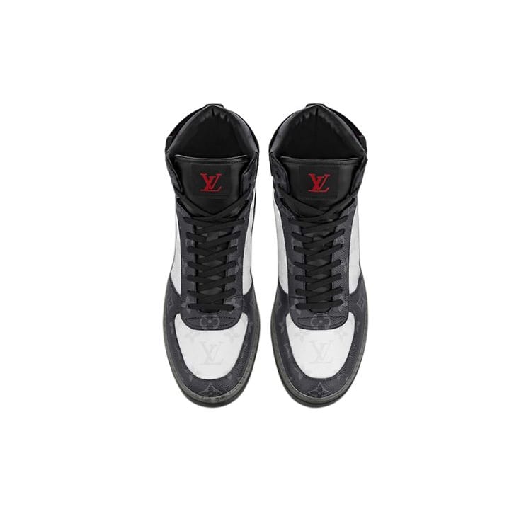 Louis Vuitton Rivoli Sneaker Boot 'Monogram - White Ice Dark Grey' 1A8V03