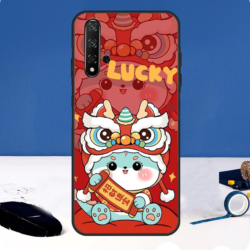 2024 New Year Dragon Rich Cover For Huawei Nova 10 9 SE 11i 8i 7i 3i Y90 Y91 Y70 Y60 Y61 5T P30 P60 Pro P40 Lite Case