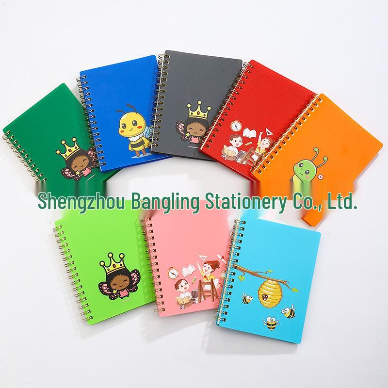 A6 Password Coil Notebook with Custom Letter Tabs & Logo for Business Meetings