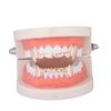 Trendy Halloween Vampire Fang Grillz - Gold Hip Hop Accessories