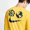 Nike Quick-Dry Casual Running Long Sleeve T-Shirt Men Tops Yellow BV7831-703