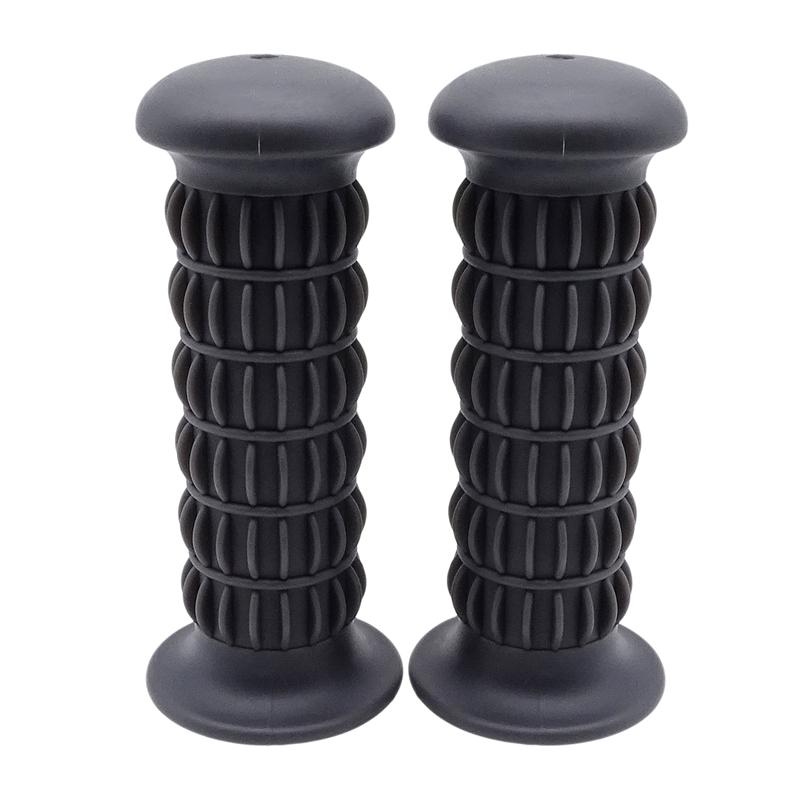 2pcs Retro Motorcycle Handle Grips 22mm Universal Rubber Handlebar Cover Kits for Harley Honda Yamaha ATV Off-road Dirt Pit Bike