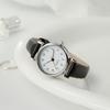 Stylish Women's Quartz Watch with Leather Strap & Digital Scale