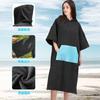 Hooded Beach Changing Quick Dry Robe Swimming Microfiber Poncho Towel Scuba Diving Beach Poncho Bath Towel