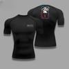 Men Compression T-Shirt  Fitness Running Sports Quick-Dry Frieren Breathable Short Sleeves Stretchy Fabric for Summer Workouts