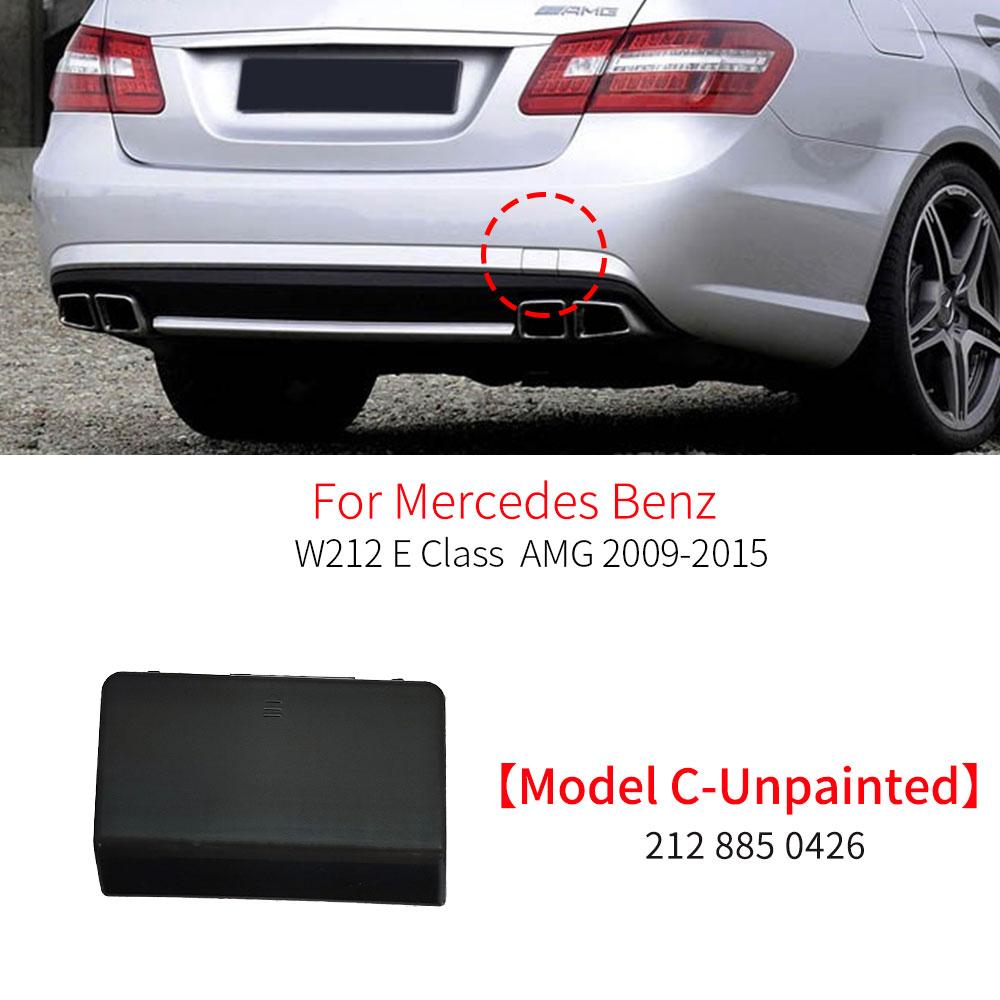 For Mercedes W212 Car Rear Bumper Tow Hook Cover Cap Accessory Replacment For Benz E Class E200 E230 E250 E260 E300 E350 E63 AMG