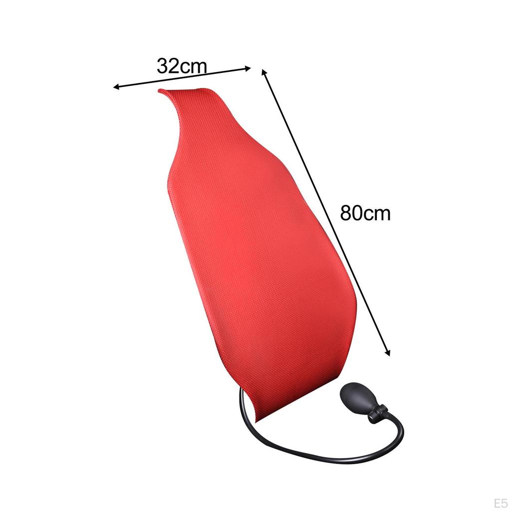 Auto-Lendenwirbelstützkissen/Luftbewegliche Rückenlehne, Verstellbar, Universell, Bequem, PU-Rückenkissen,