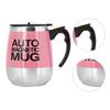 Electric Coffee Stirring Mug Mixing Cup Tea Auto Stirring Magnetic Mug (Pink)