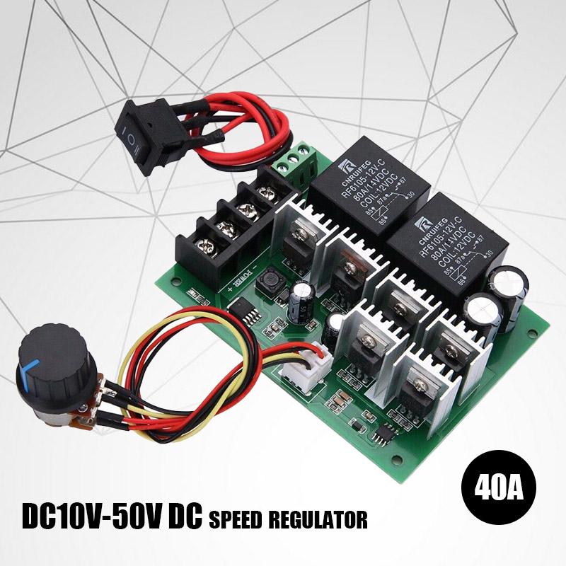 New DC 12V 24V 36V 48V 60A CW CCW PWM Motor Speed Controller Reversing Switch