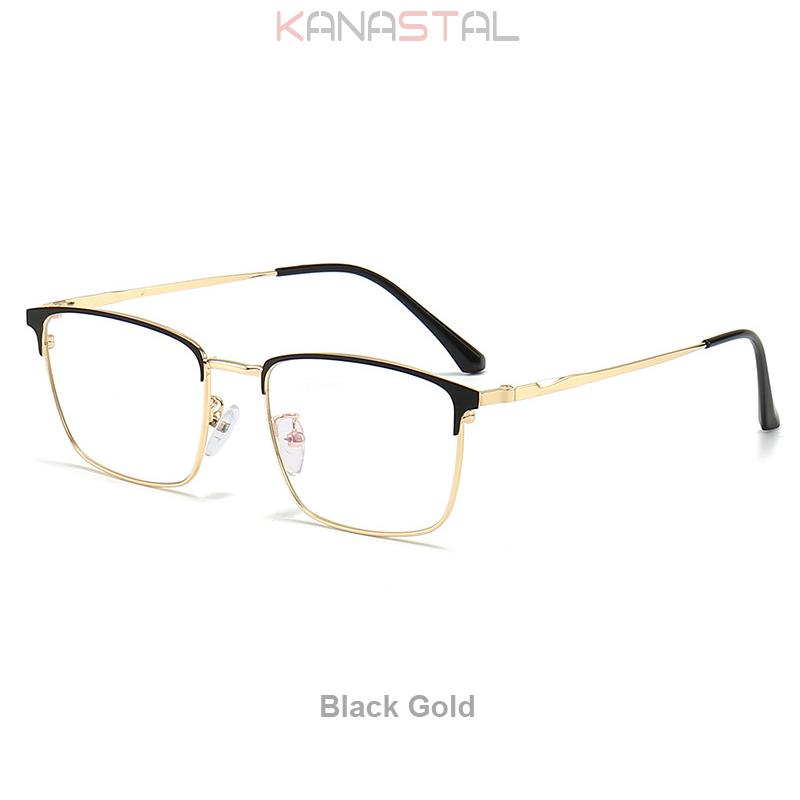 Men Pure Titanium Eyeglasses Frame Women Blue Light Blocking Prescription Reading Glasses Optics Myopia Frames Computer Eyewear