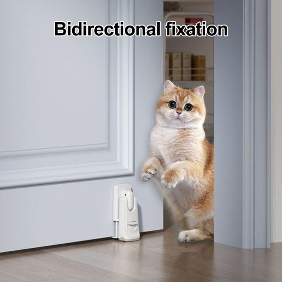 Baby Safety Door Stopper Self-adhesive Anti-slip Finger Pinch Guard Carpet Tile Concrete Wooden Floor Two-way Pet Door Limit Stop