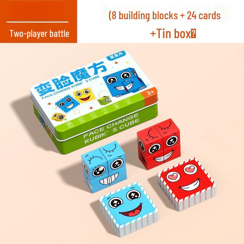 

Brangdy 4-Player Wooden Strategy Board Game with Blocks & Cards