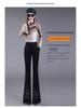 Women's High Waist Slim Fit Black Flared Pants - Spring/Summer 2023 Collection