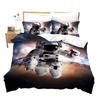 Astronaut Duvet Cover Set Galaxy Outer Space Bedding Set 3D Boys Cosmonaut Spaceman Comforter Cover Universe Planet Quilt Cover
