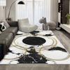 Modern Nordic Big Living Room Rug Home Decoration Luxury Short Velvet Carpet Bedroom Washable Customizable Floor Mat Gaming Room