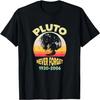 Never Forget Pluto Space Science Retro Vintage Style T-Shirt