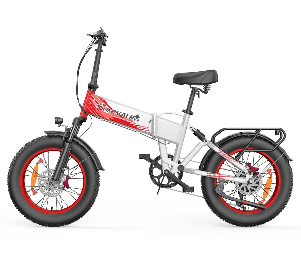 Cheevalry CF1000-1 All-Terrain Electric Bicycle 1000W Motor 48V20Ah Battery 20 Inch Fat Tires 150KG Load Outdoor Riding E-Mountain Bike