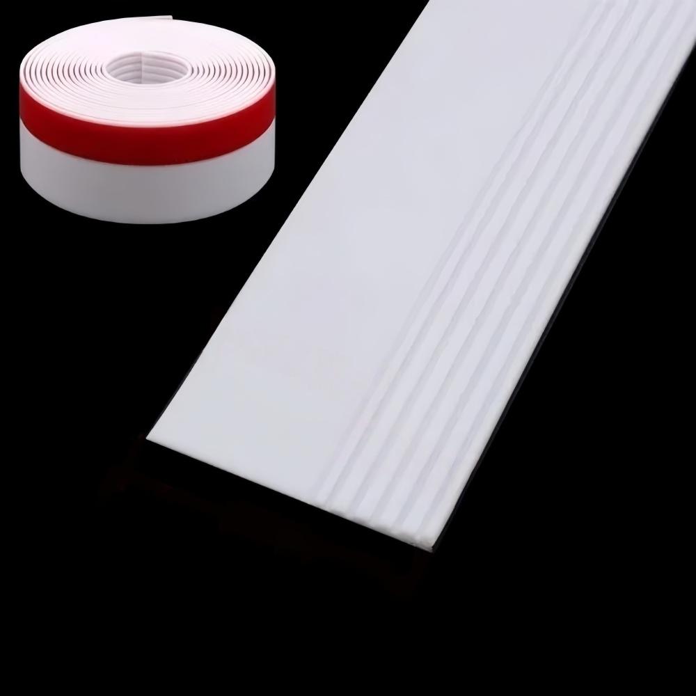 

1pc 1mX3.6cm/5cm Height Flexible Door Holding Strip Soft PVC Under Door Gasket Adhesive Tape Dustproof Windproof Stripping 1mX3.6cm белый