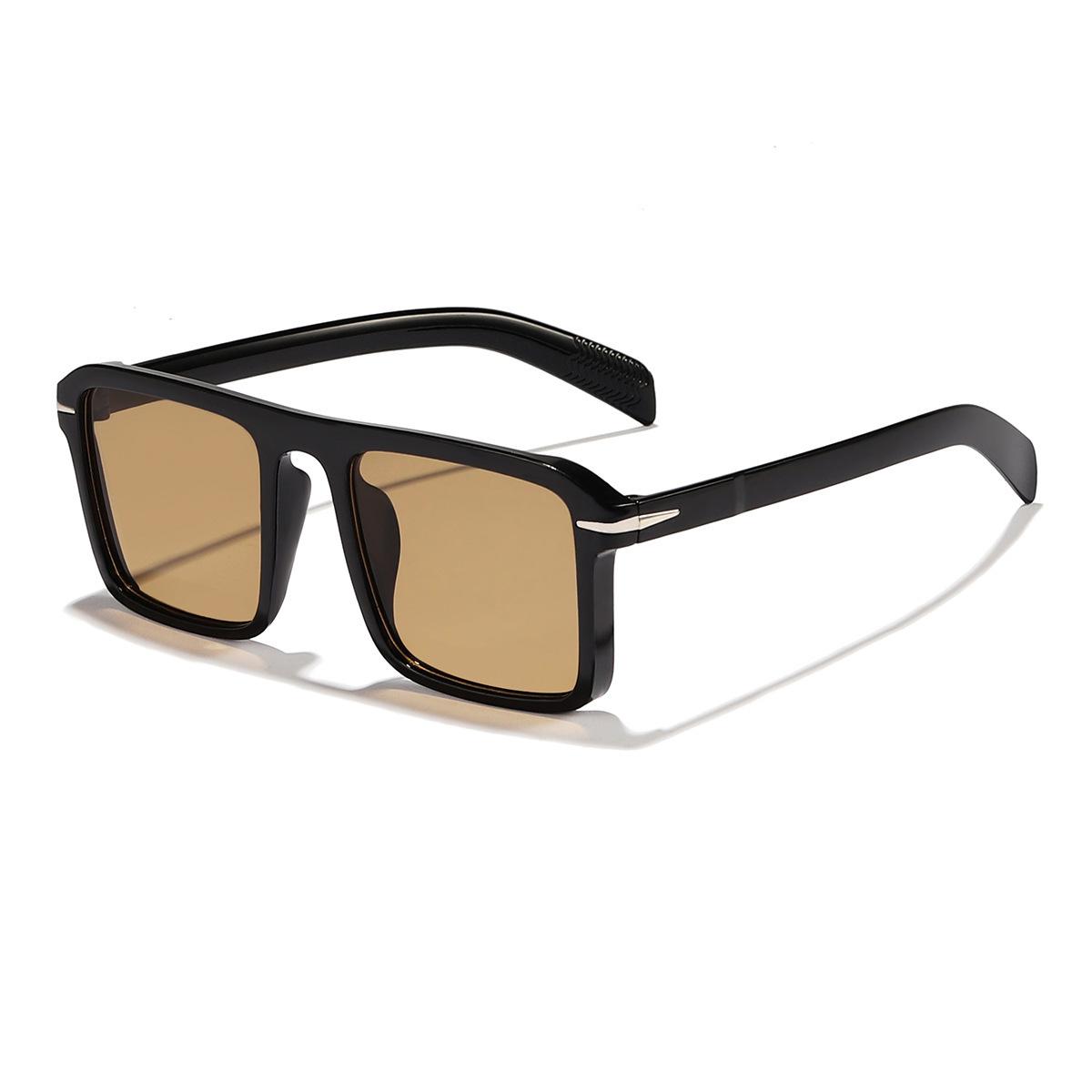 

Vintage Retro Vintage Extra Large Oversized Sun Protection Glasses Fashion Stylish Fashion Men Adults Women Adults Rectangular Square Sunglasses 1PC