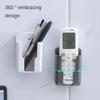 Portable TV Phone Remote Control Storage Box No Punching Wall Type Air Conditioning Remote Control Phone Charger Storage Rack