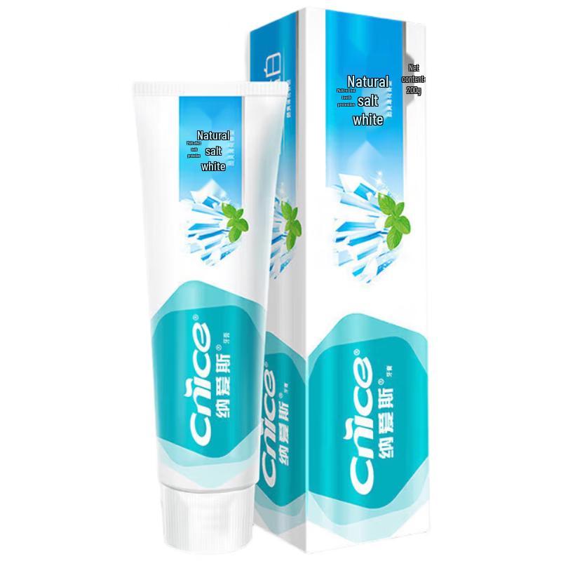 

Nice Natural Salt Whitening Toothpaste (2 x 200g Combo Pack)