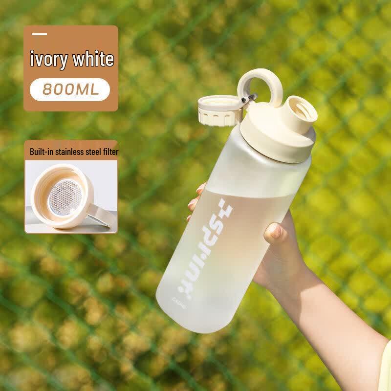 Youluo Portable Sports Water Bottle with Straw & Tea Infuser