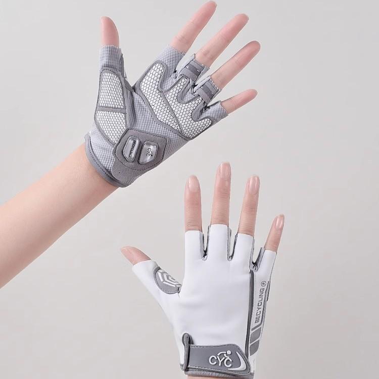 Fitness Gloves Women's Thin Kettlebell Training Yoga Dumbbells Sports Men's Half Finger Non-slip, Wear-resistant and Anti-cocooning