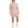 Nike T Shirts Men's Pink Crew Neck Moderate Straight Fit FB9806-686